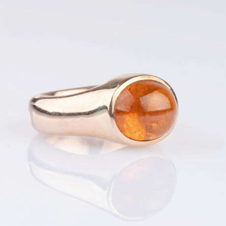 Bandring mit Citrin-Cabochon. - Foto 2