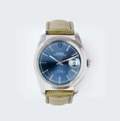 Tudor. Herren-Armbanduhr 'Prince Oysterdate Jumbo Blue Dial'.