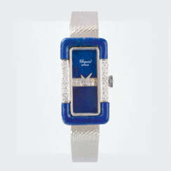 Chopard. Damen-Armbanduhr mit Lapislazuli und Brillanten.