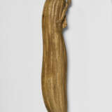 A CARVED WOOD SASHI-NETSUKE GOURD - photo 2