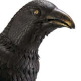 AN IRON ARTICULATED SCULPTURE OF A CROW - photo 8