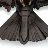 AN IRON ARTICULATED SCULPTURE OF A CROW - photo 9