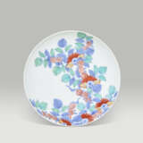 A CIRCULAR PORCELAIN DISH - photo 1