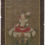 A SILK PAINTING OF WHITE TARA - фото 2