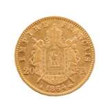 Gold coin France 20 francs 1864 Gold 19th century - photo 2