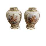 KPM - Вазы с путти фарфор XIX века Германия Porcelain Hand Painted Gilding Rococo 19th century г. - фото 3