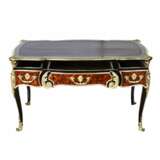 Magnificent writing desk in wood and gilded bronze Louis XV style. Wood 19th century - photo 3