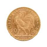 Pi&egrave;ce d`or France 20 francs 1909 Gold Early 20th century - Foto 2