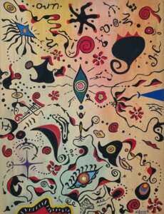 Fantasy on the theme of Joan Miro