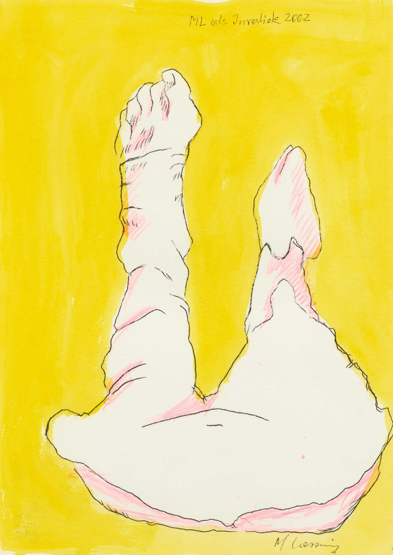 Maria Lassnig. ML als Invalide