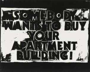 Andy Warhol. Somebody wants to Buy Your Apartment Building! (Negative)