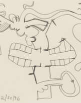 Carroll Dunham. Ohne Titel