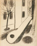 Werner Heldt. Werner Heldt. Untitled (Street with tree and guitar)