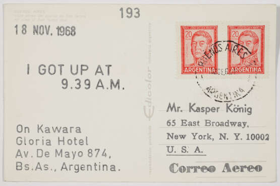 On Kawara. I Got up - photo 13