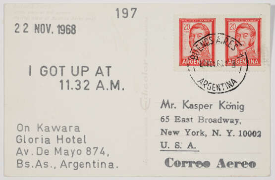 On Kawara. I Got up - Foto 15