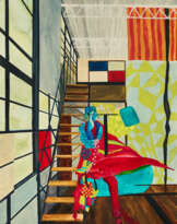 Isa Melsheimer. Gouache Nr. 216