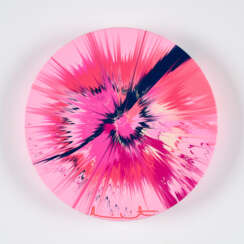 Damien Hirst. Beautiful, Rhapsodic-Tinted Vapor Painting (Spin Painting) (Aus: The Beautiful Paintings)