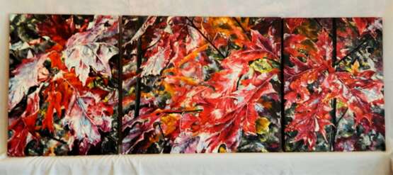 “50 shades of autumn” Canvas Oil paint 2018 - photo 1