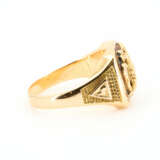 Freimaurer-Gold-Ring - photo 4