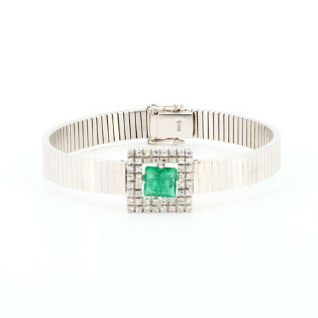 Smaragd-Diamant-Armband - Foto 2