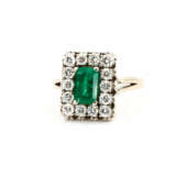 Smaragd-Diamant-Ring - photo 1