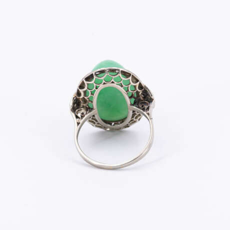 Jade-Diamant-Ring - Foto 3