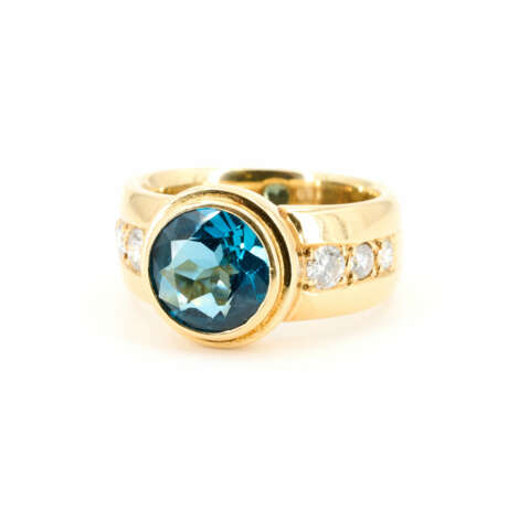 Topas-Diamant-Ring - photo 1