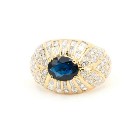 Saphir-Diamant-Ring - photo 2