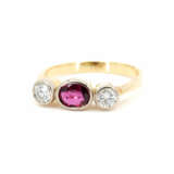 Rubin-Diamant-Ring - Foto 1