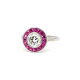 Rubin-Diamant-Ring - Foto 1