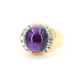 Amethyst-Diamant-Ring - Foto 1