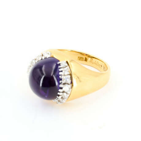 Amethyst-Diamant-Ring - Foto 4