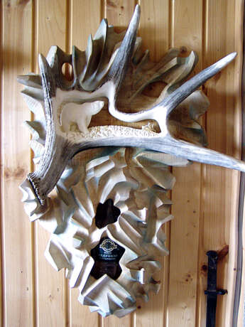 “Minibar North pole” Horn Bone carving 2006 г. - photo 2
