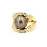 Tahitiperl-Diamant-Ring - photo 1