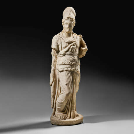 A ROMAN MARBLE ATHENA - фото 1