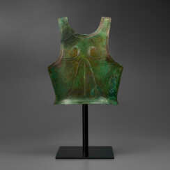 A GREEK BRONZE BREAST-PLATE FROM A BELL CUIRASS