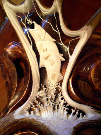 Сёмга Horn Bone carving Animalistic 2013 г. - photo 2