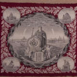 “Handkerchief to commemorate the coronation of Nicholas ||” Мануфактура Mixed media Historical genre 1896 - photo 2