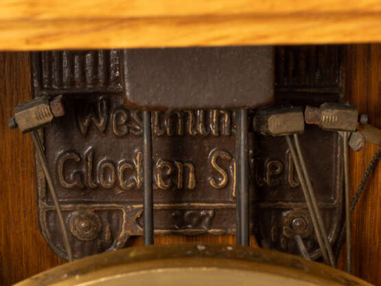 Часы «Westminster glockenspiel» «Westminster glockenspiel» Brass Lacquer Art Nouveau Старинные настенные часы Германия-Россия Начало 1900-х гг начало 1900-х гг. - photo 11