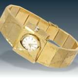 Armbanduhr: äußerst seltene und hochwertige vintage Schmuckuhr der Marke Omega mit Diamantbesatz, ca.1950, 18K Gold - photo 1