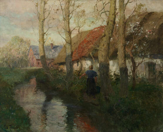 FRITS THAULOW (NORWEGIAN, 1847-1906) - Foto 1