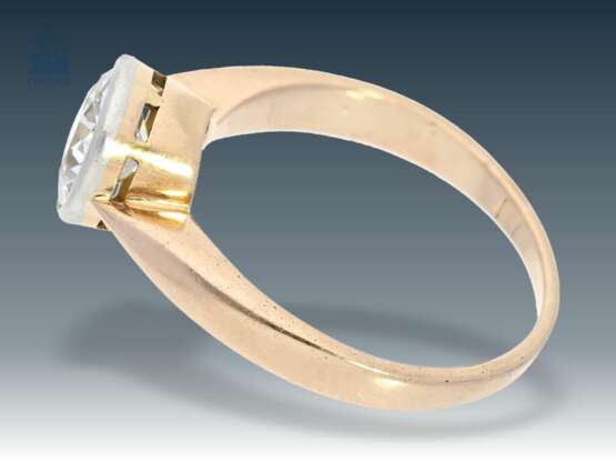 Ring: antiker Diamant/Solitär-Ring mit sehr schönem Altschliff-Diamant von ca. 1,25ct - photo 2