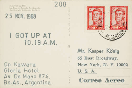 On Kawara. I Got up - photo 5