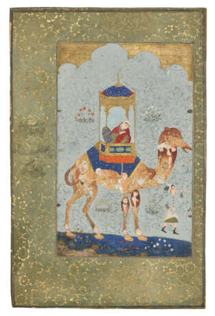 A LADY RIDING A COMPOSITE CAMEL - фото 1