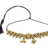 A DIAMOND AND GEM-SET GOLD HEADPIECE - фото 3