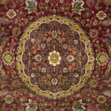 A SILK AND METAL-THREAD KOUM KAPI RUG - фото 2