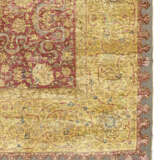 A SILK AND METAL-THREAD KOUM KAPI PRAYER RUG - фото 5