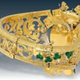 Armreif: Musealer, hochwertiger Antikschmuck, Gold/Emaille, möglicherweise ein Geschenk des spanischen Königshauses, mit Originalbox, 19. Jahrhundert - Foto 3