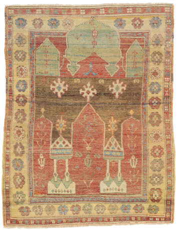 A COUPLED COLUMN KONYA PRAYER RUG - фото 5