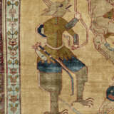 A PICTORIAL SILK HERIZ PRAYER RUG - photo 3